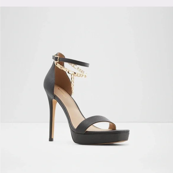 NWOT Aldo Scarlett Chain Stiletto heels. Size 8.5 - Picture 12 of 14